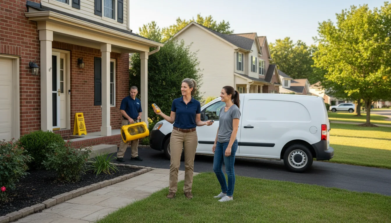 Residential water damage restoration in Beulah, CO